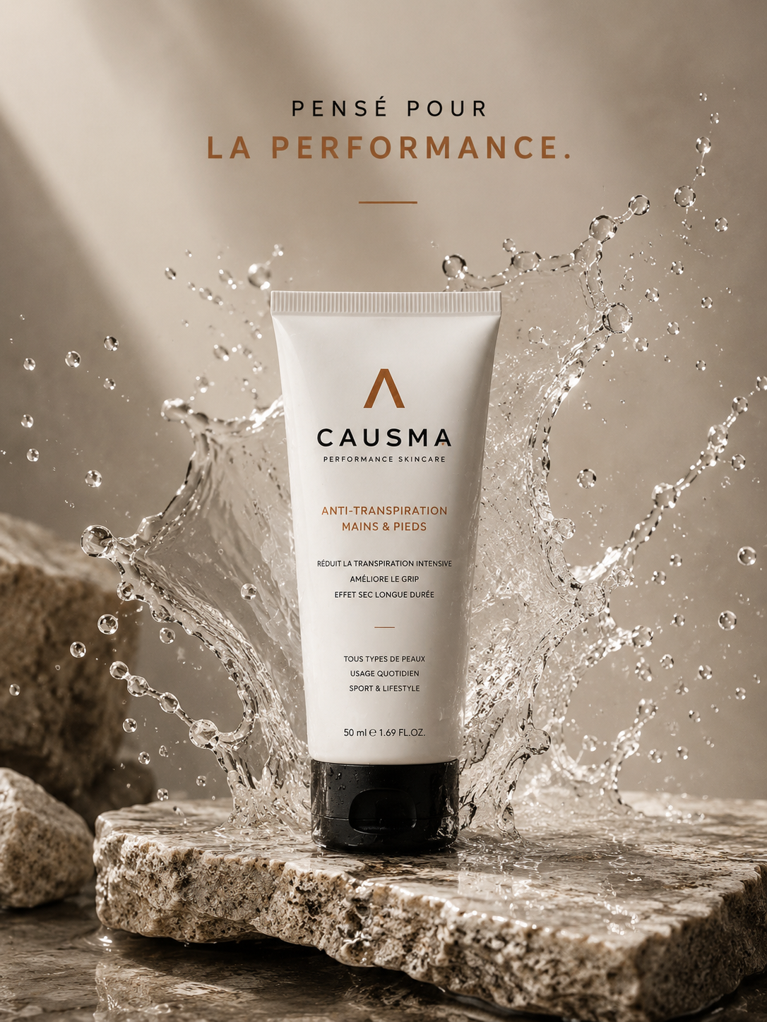 CAUSMA Anti-Transpiration 50ml — Soin de performance